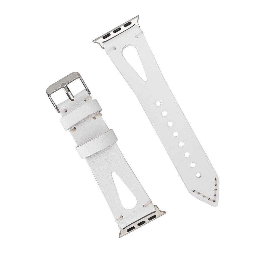 Leather Apple Watch Bands - BA2 Style Drop Cut 42mm-3