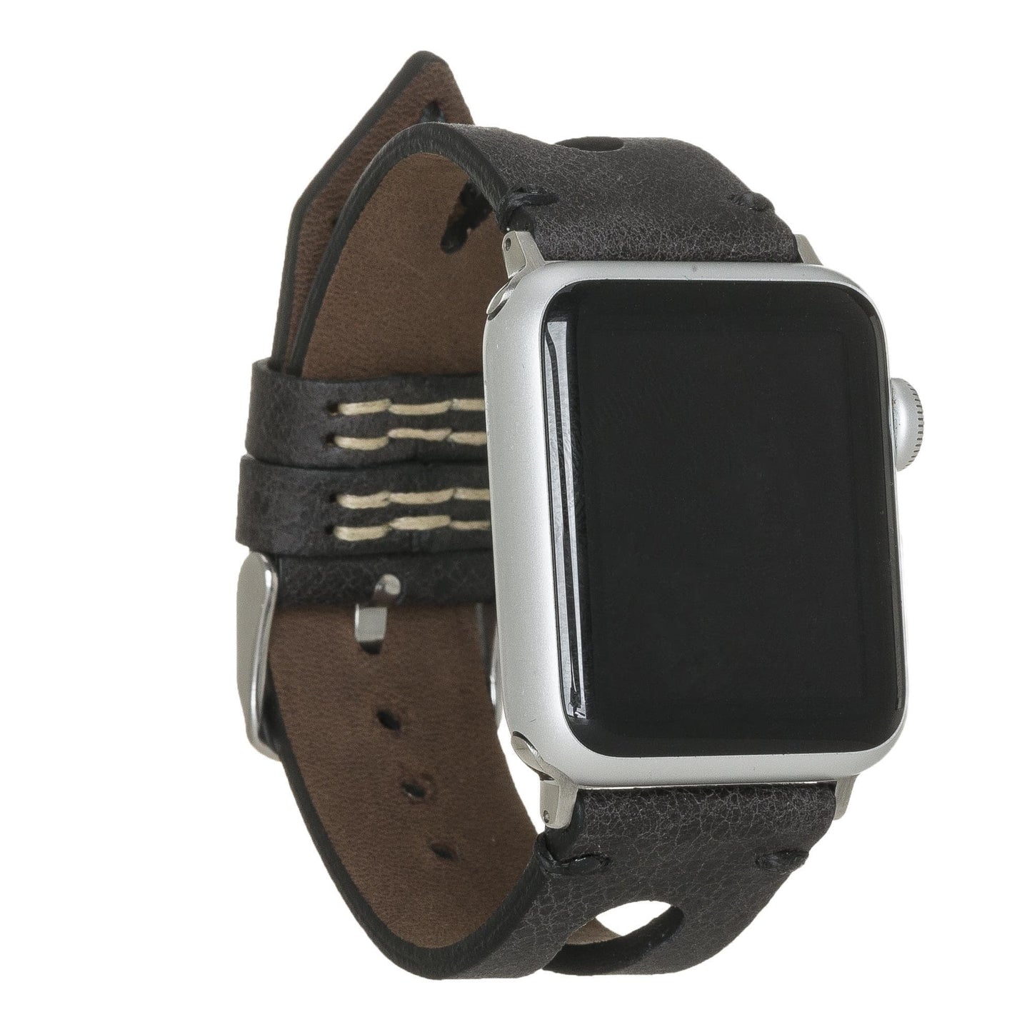 Leather Apple Watch Bands - BA2 Style Drop Cut 42mm-5